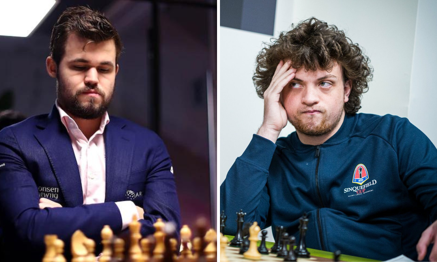 Hans Niemann and Magnus Carlsen