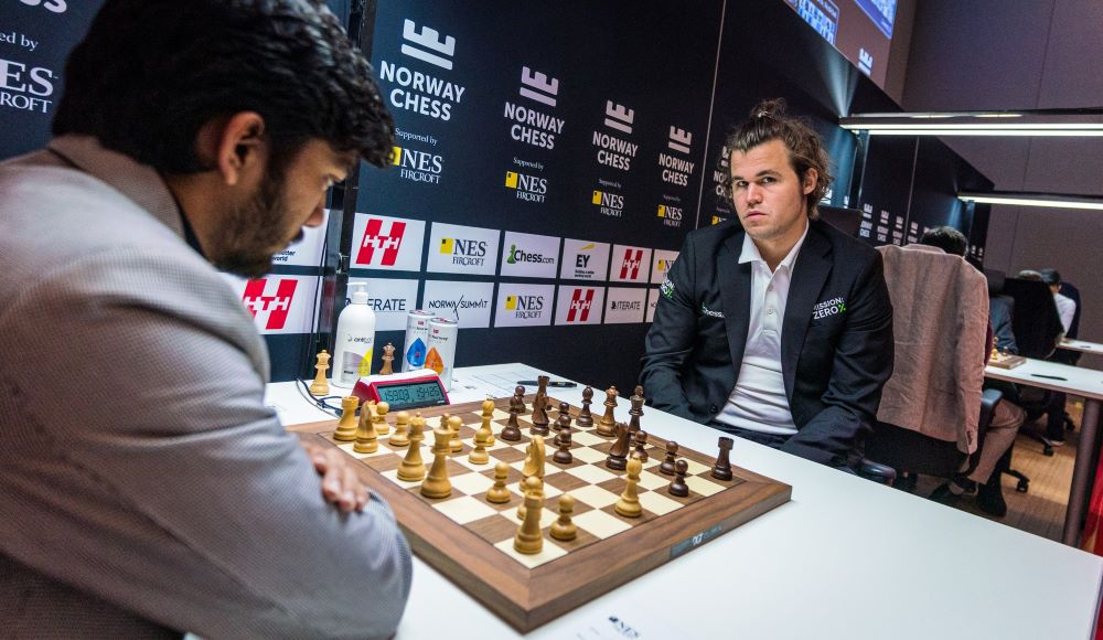 Norway Chess 2025: Carlsen Defeats Gukesh, Erigaisi Triumphs in Round 1 Thriller